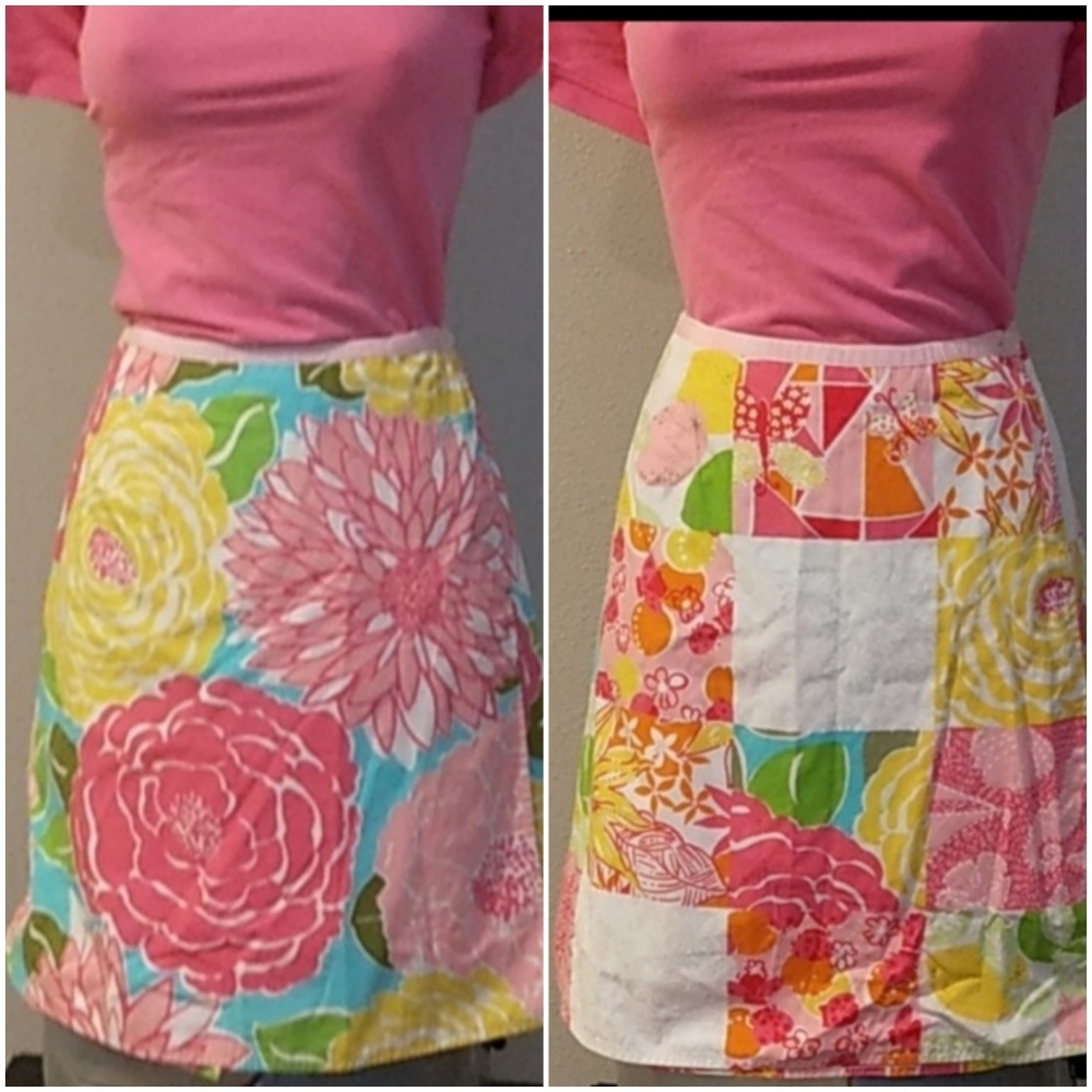 Lilly Pulitzer White Label reversible skirt size 4